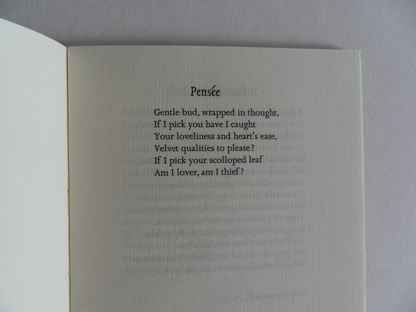 Rendall, Ann. - New Leaves. - Poetry.