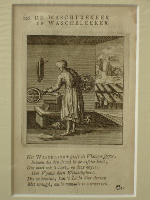 handicraft / ambachten. - De Waschtrekker en Waschbleeker.