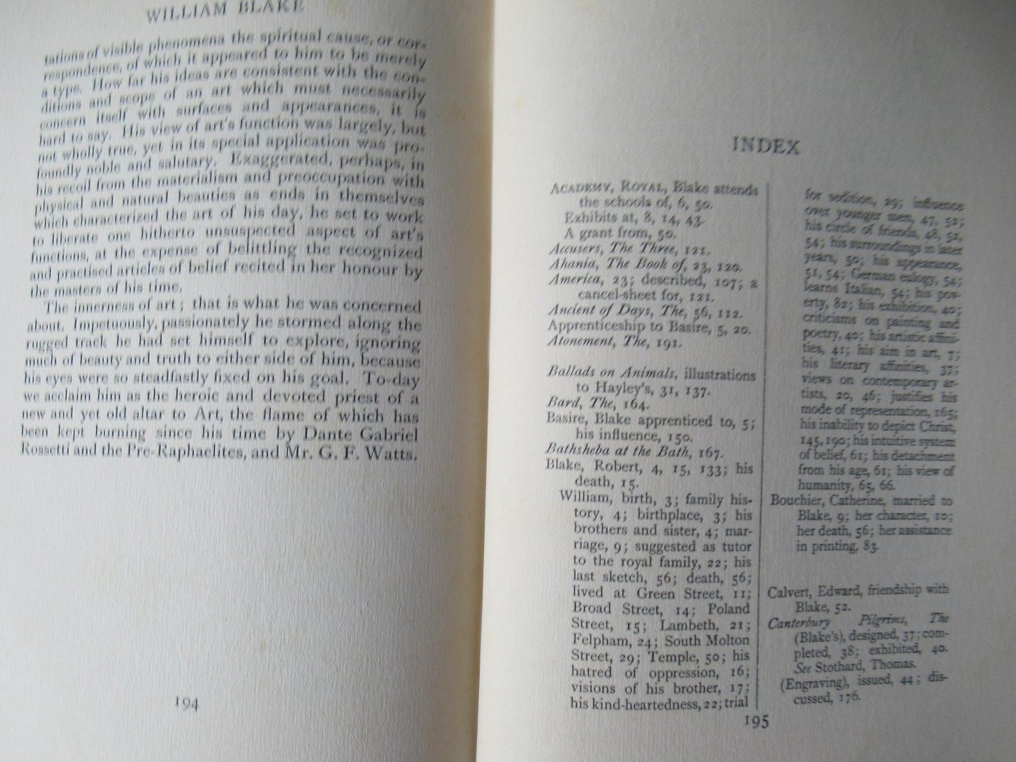 Langridge, Irene - William Blake. A study of his life and art work