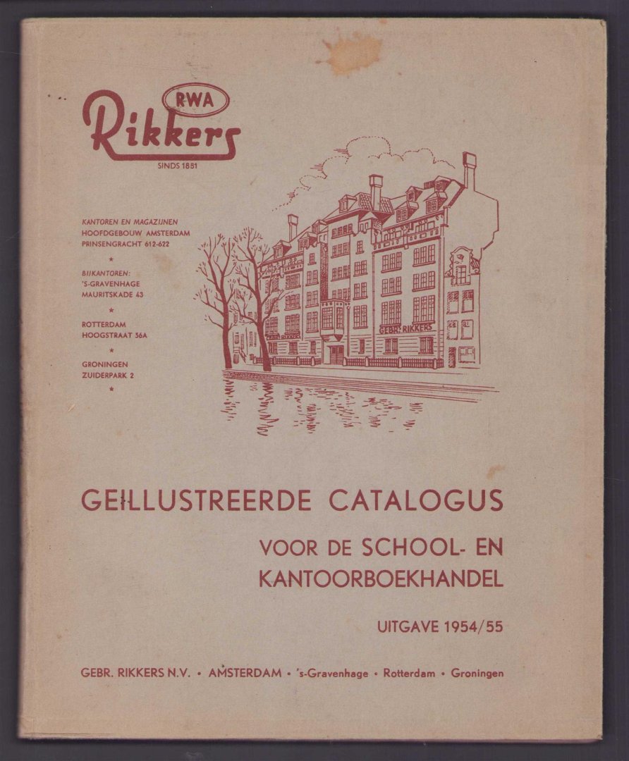 n.n - (BEDRIJF CATALOGUS - TRADE CATALOGUE) Geillustreerde catalogus voor de school en kantoorboekhandel