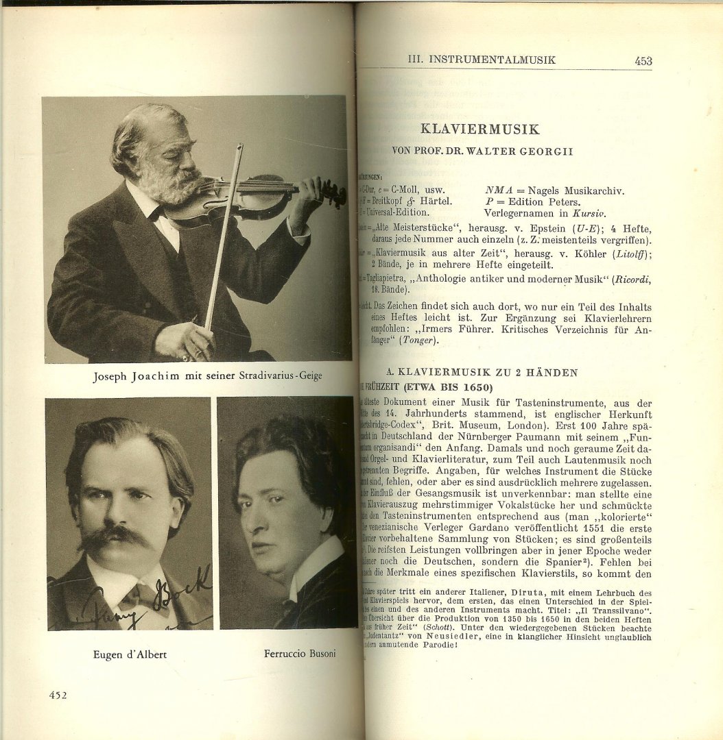 Fred Hamel en Martin Hurlimann met heel veel zwart  wit fotos - Das Atlantisbuch Der Musik