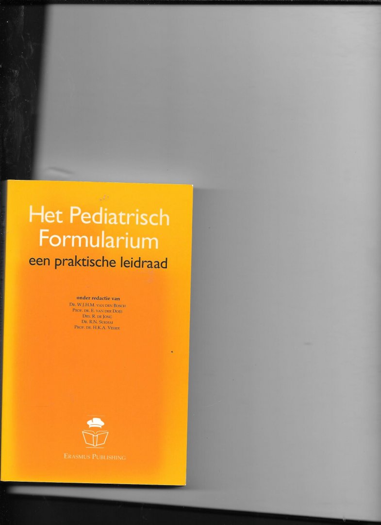 redactie - Pediatrisch formularium / druk 1