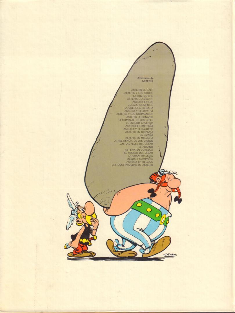 Goscinny / Uderzo - ASTERIX 04 - ASTERIX GLADIADOR, hardcover, zeer goede staat, Asterix in castillian spanish (en lengua castellana)