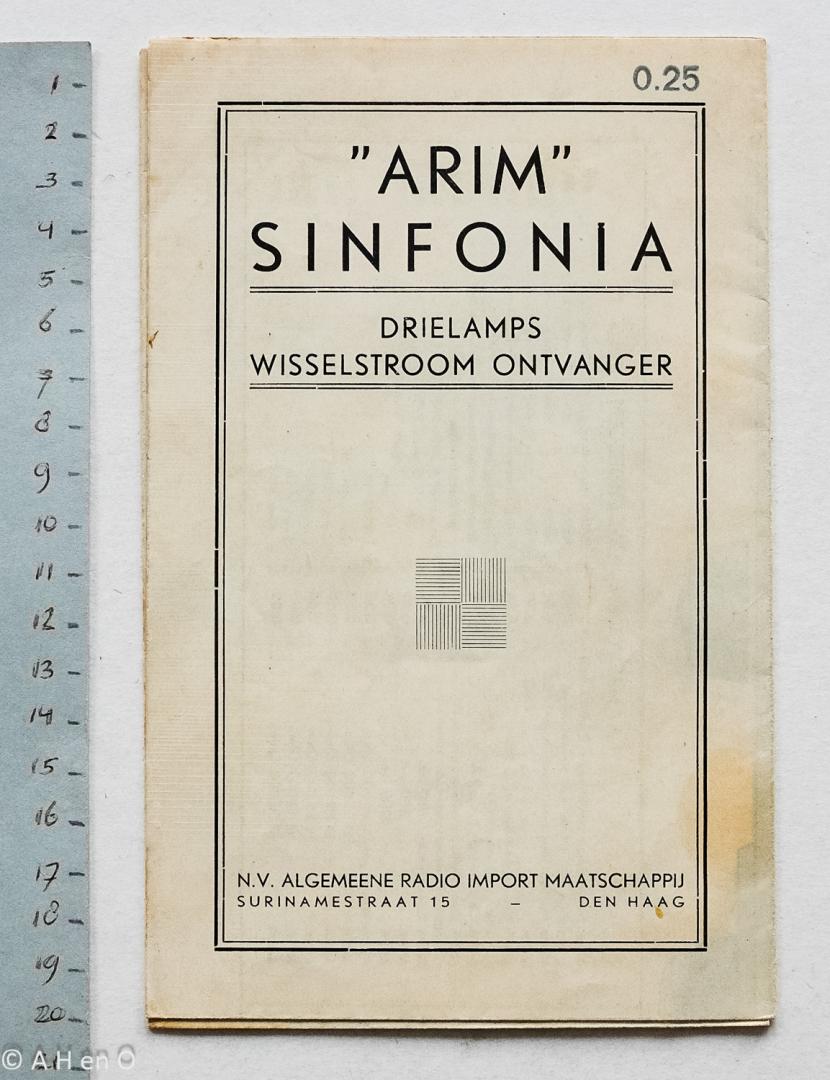ARIM - Sinfonia - drielamps wisselstroom ontvanger