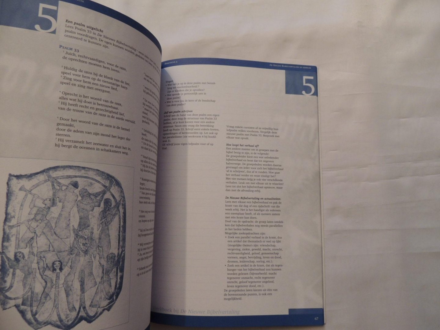 Berg, Anne Jaap van den - Kijken in een wazige spiegel - Werkboek bij de Nieuwe Bijbelvertaling