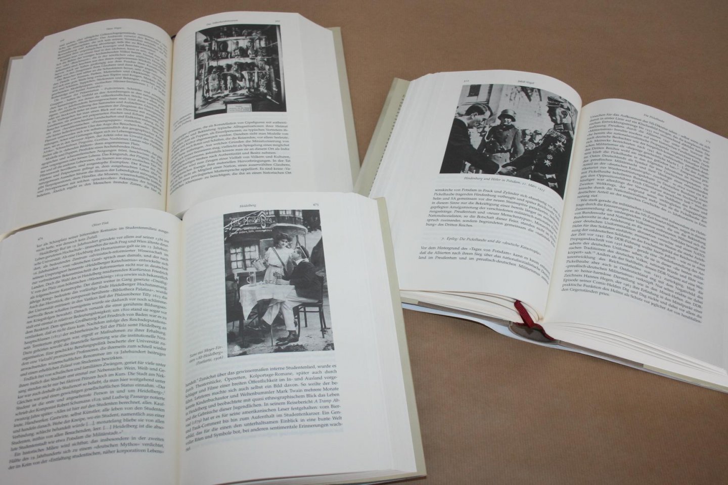 E. Francois & H. Schulze - Deutsche Erinnerungsorte  I, II & III  (Complete uitgave in drie gebonden banden met stofomslag)