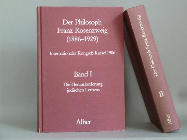 ROSENZWEIG, F., SCHMIED-KOWARZIK, W., (HRSG.) - Der Philosoph Franz Rosenzweig (1886 - 1929). Internationaler Kongreß - Kassel 1986. 2 volumes.
