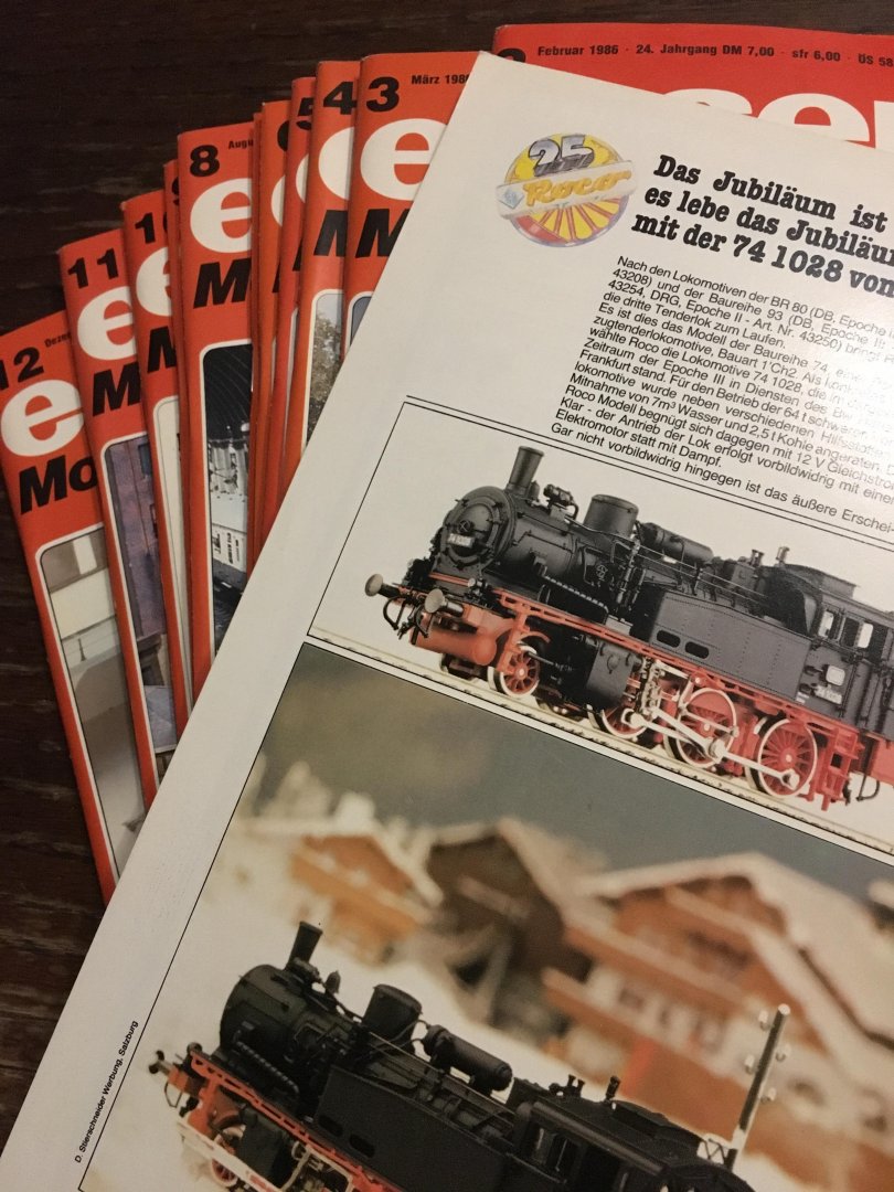  - Eisenbahn Magazin Modellbahn; 1 t/m 12, 1986, 24ste jaargang