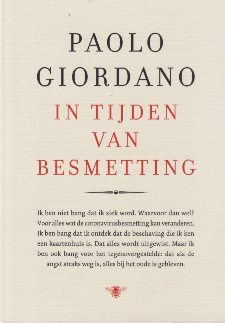 Giordano, Paolo - In tijden van besmetting