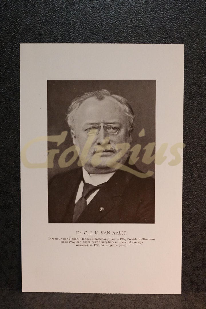  - Dr. C. J. K. Van Aalst