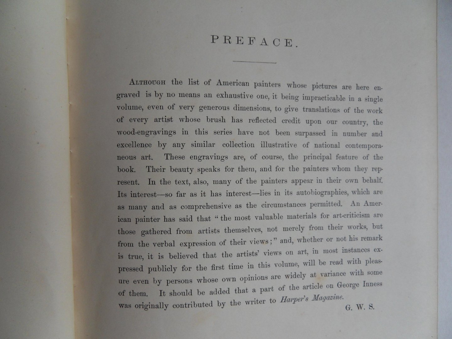 Sheldon, G.W. - American Painters. - With Eighty-Three Examples of their Work engraved on Wood.