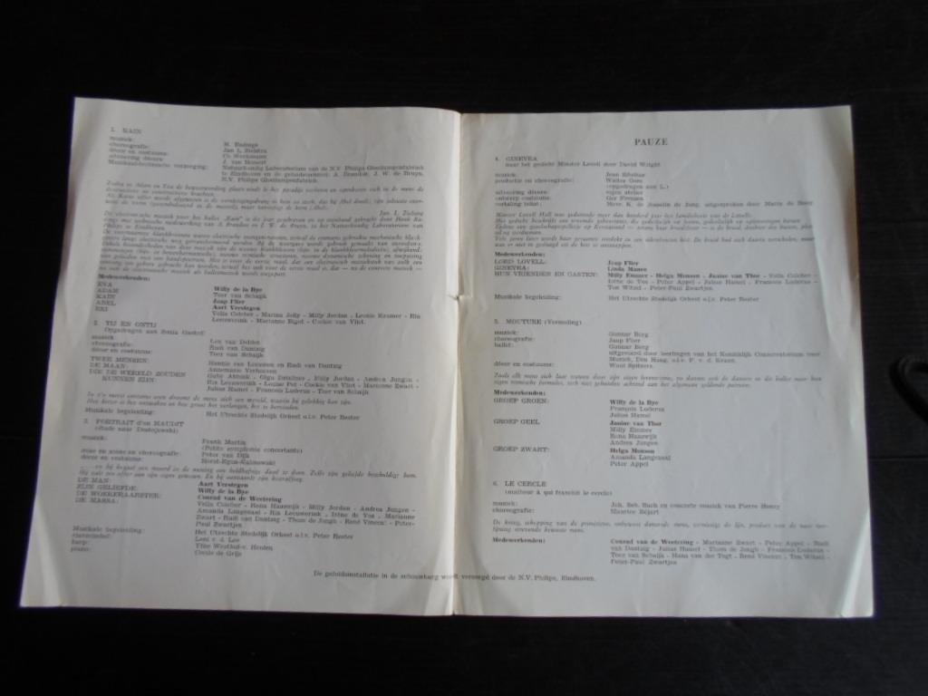  - Internationaal experimenteel Programma Het Nederlands Ballet, Sonia Gaskell