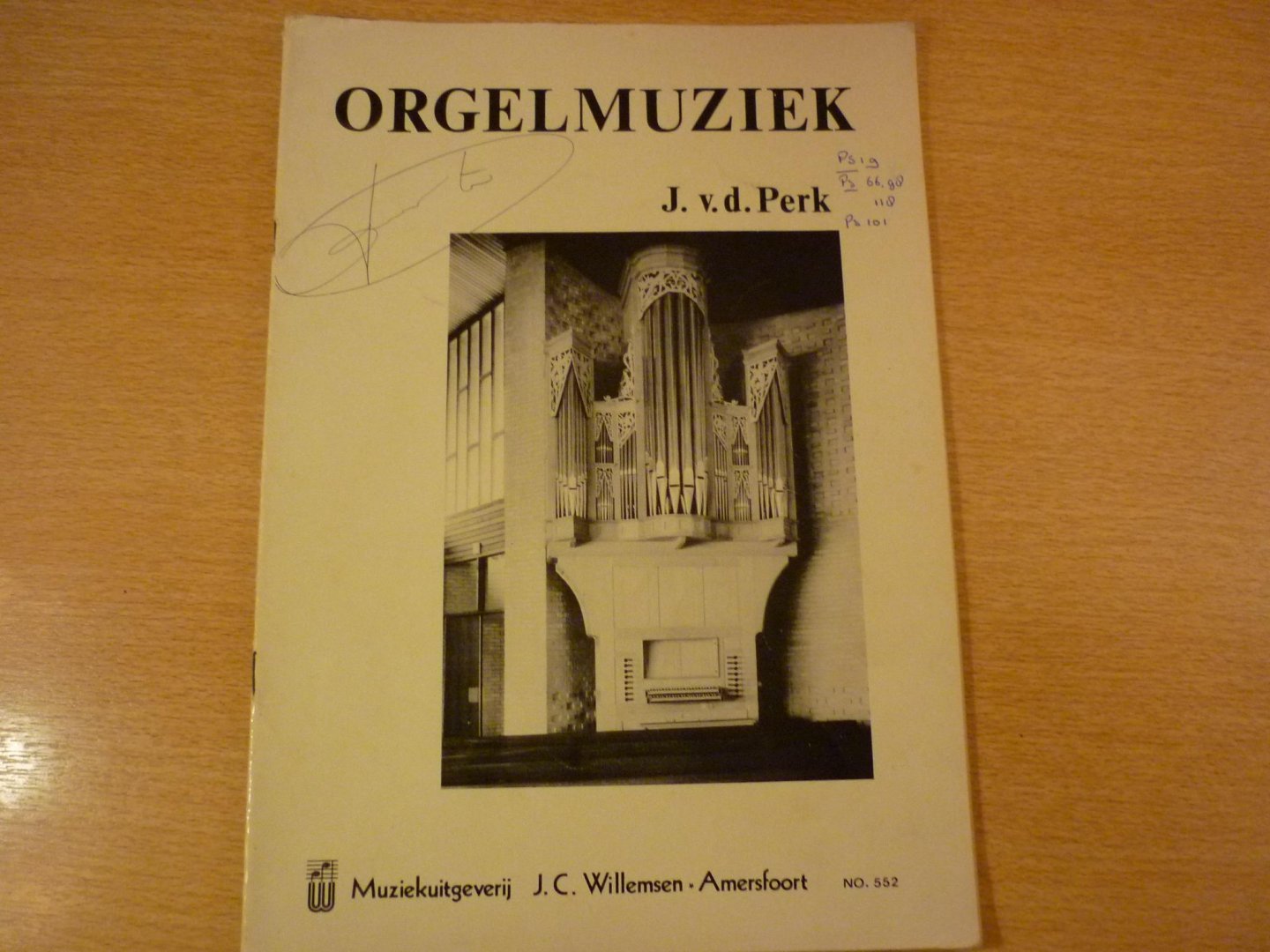 Perk; J. v. d. - Orgelmuziek