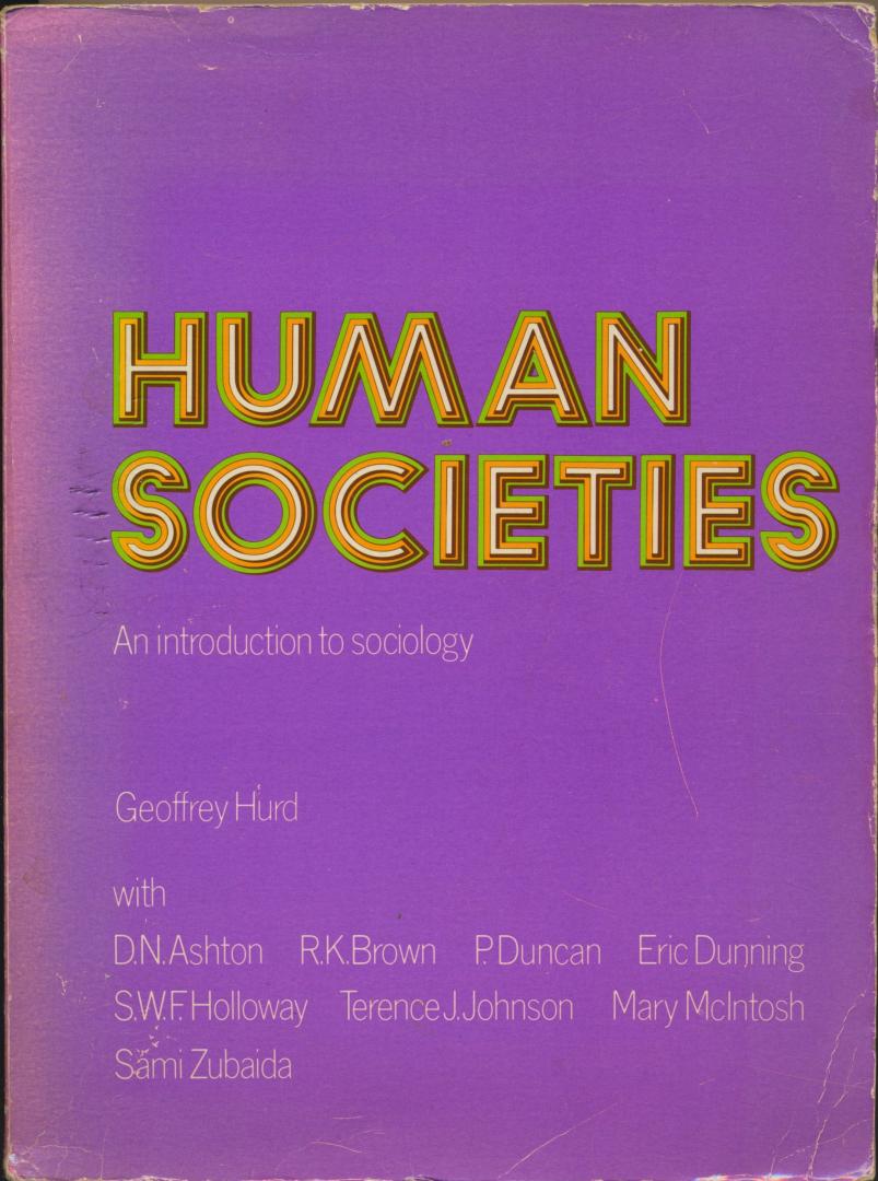 Hurd, Geoffrey - Human societies. An introduction to sociology