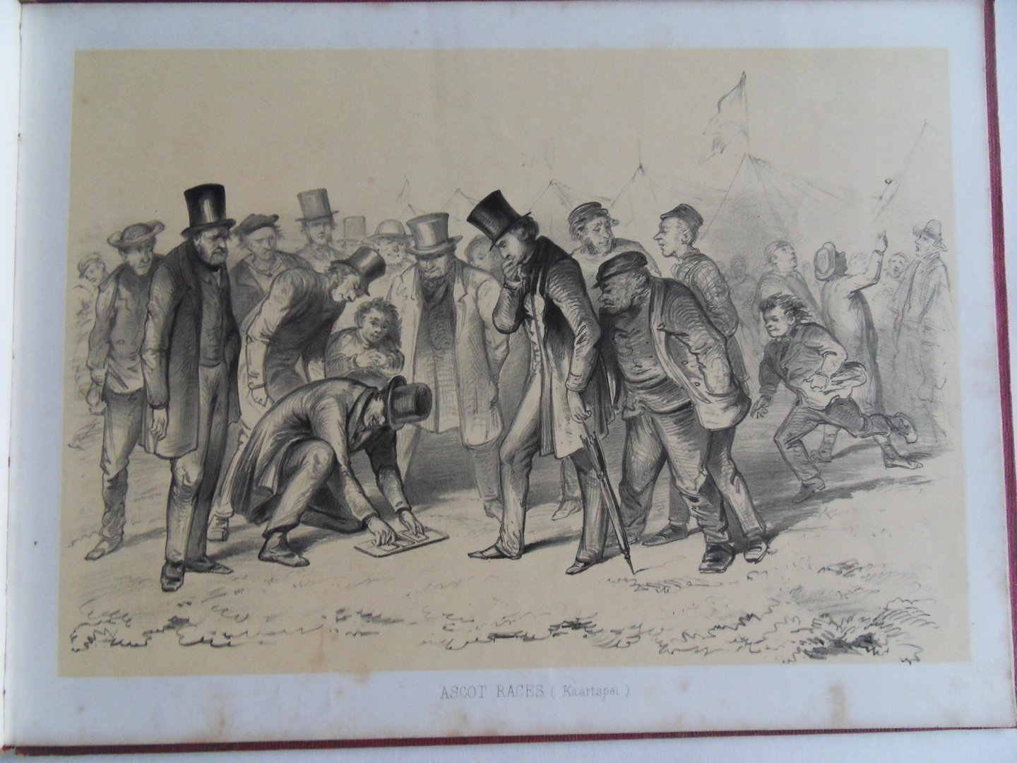 Ver Huell, Alexander Willem Maurits Carel [ 1822 - 1897 ]. - Naar `t Leven : Londen in 1862. [ Met 10 lithografische platen op steen gebracht door C.G.A. Last (1808 - 1876) ].