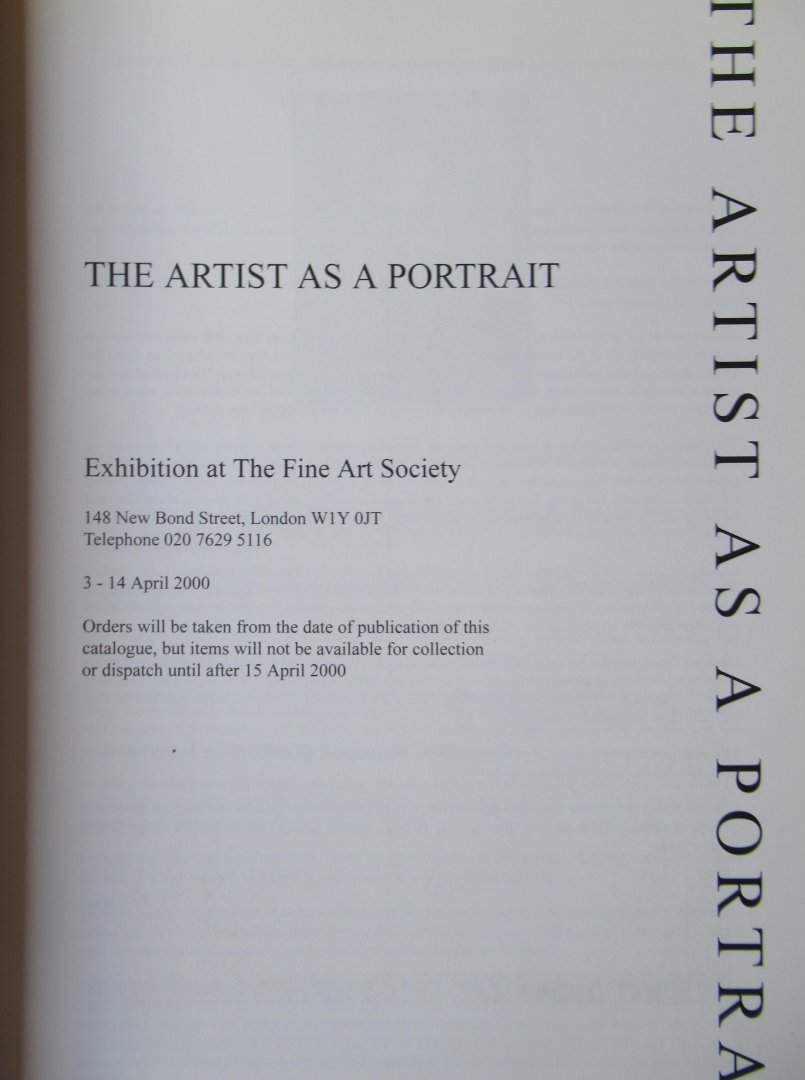  - The artist as a portrait