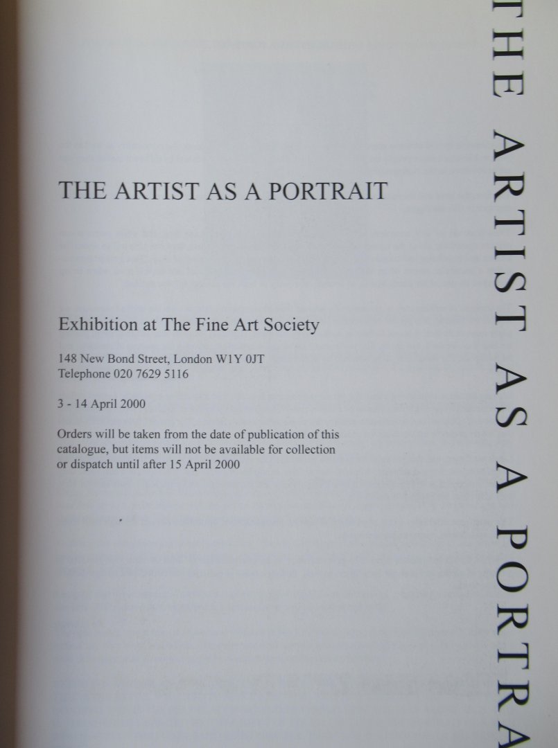  - The artist as a portrait