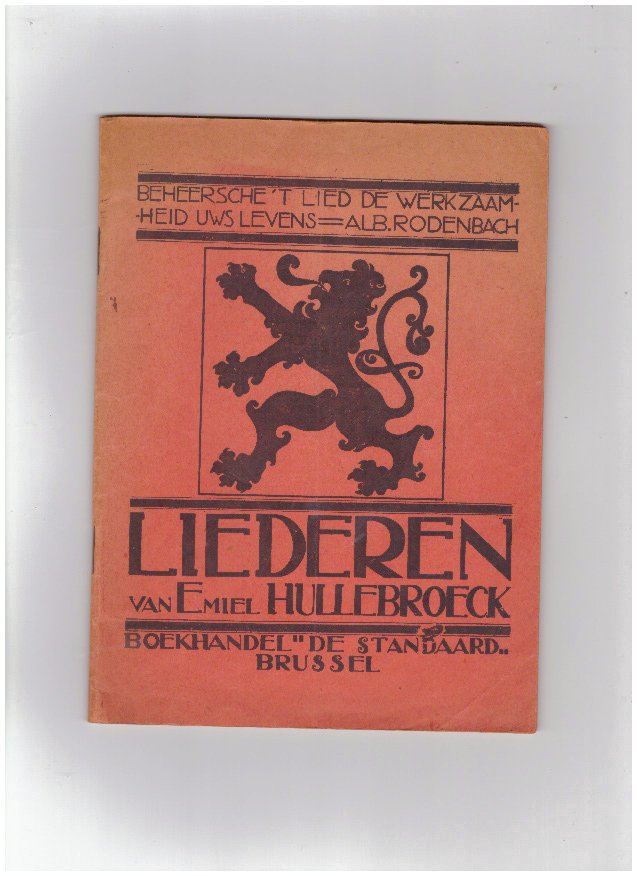 Hullebroeck, E. - Liederen van Emiel Hullebroeck