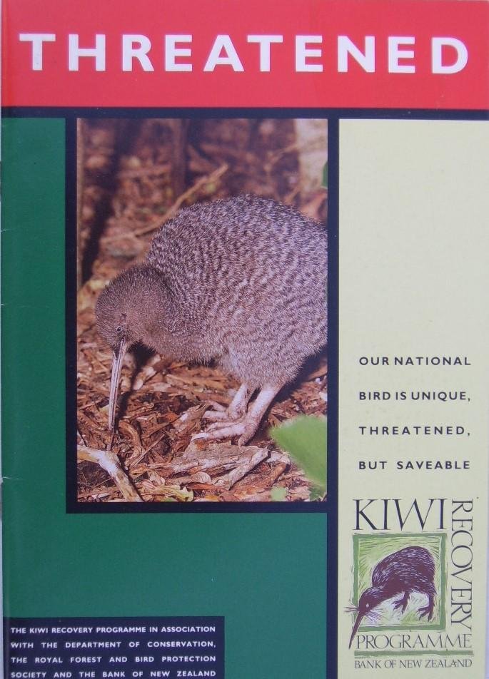 Bird protection society - Kiwi Recovery programme - Threatened
