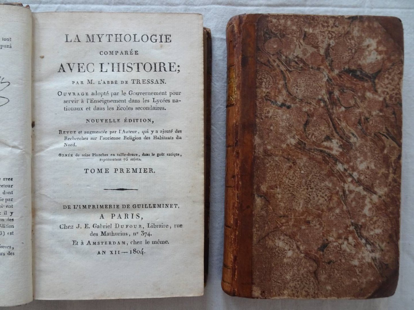 L'Abbé de Tressan, M.. - La mythologie comparée avec l'histoire. (2 Vols.)