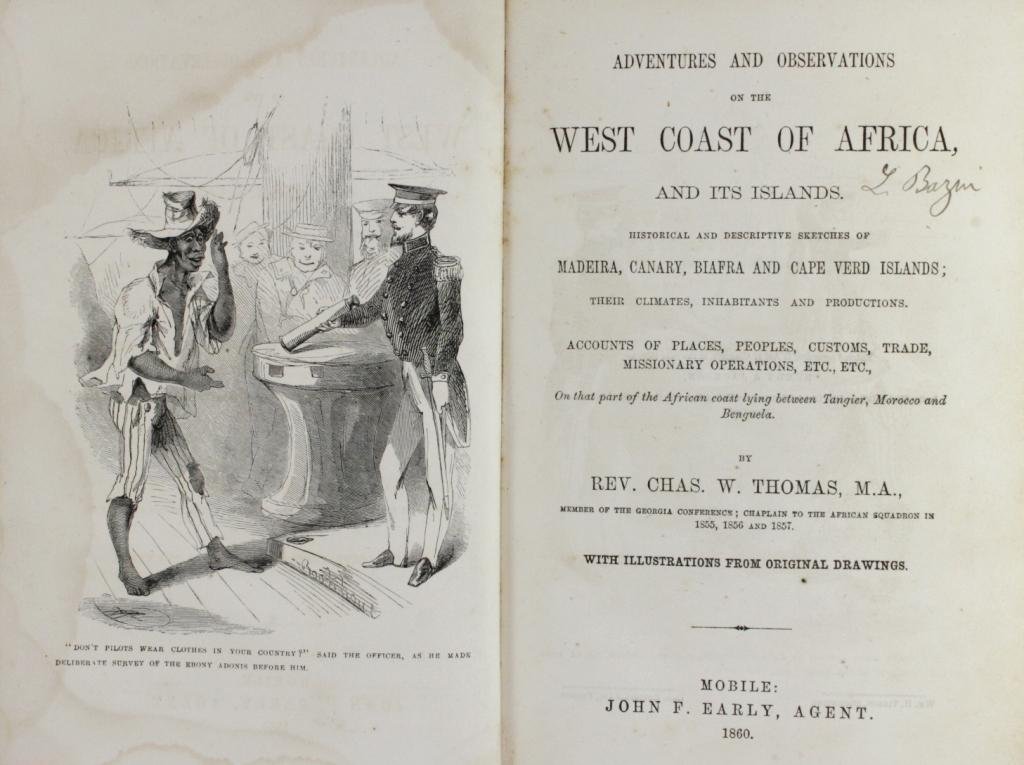 Thomas, Rev. Chas. W., M.A. - Adventures and Observations on the West Coast of Africa and its Islands