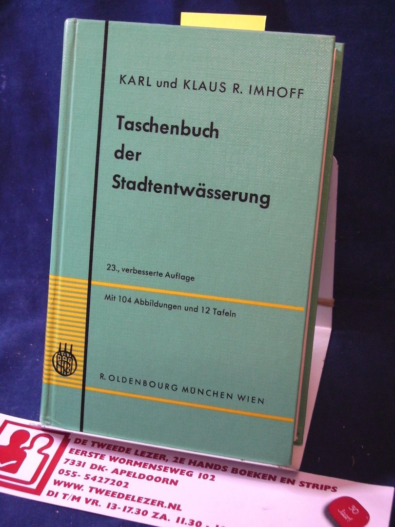 Imhoff, Karl, Imhoff, Klaus - Taschenbuch der Stadtentwässerung