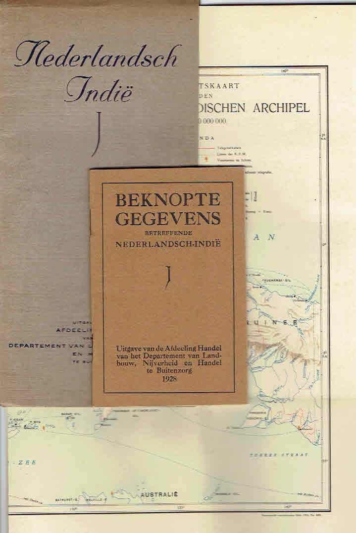 [MAP DUTCH INDIES] - Nederlandsch-Indië. - Beknopte gegevens betreffende Nederlandsch-Indië.