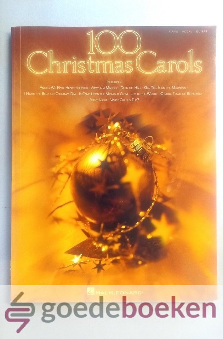 , - 100 Christmas Carols --- Piano - Vocal - Guitar