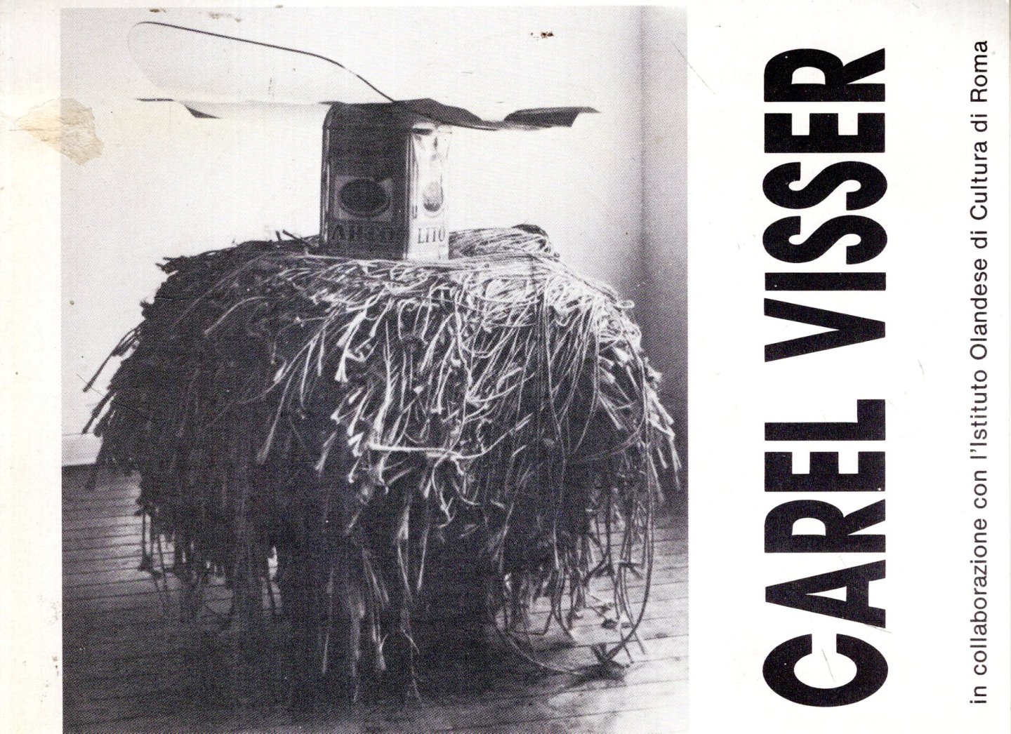 Visser, Carel. - [Card for the opening of exhibition].