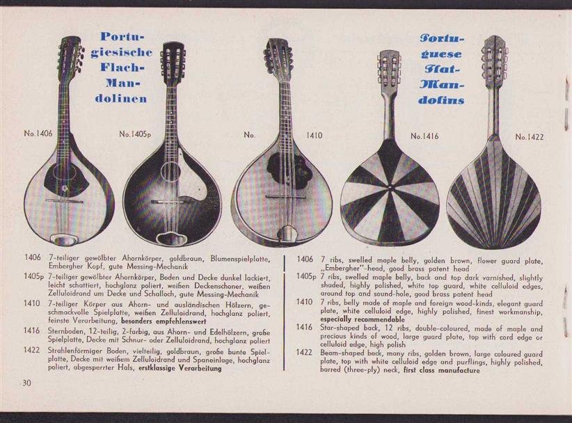 Richard Oertel - (BEDRIJF CATALOGUS - TRADE CATALOGUE) Musical instruments and accessories - Musik Instrumente und Zubehor Katalog Nr. 82