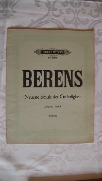 Berens,H - Neueste schule der geläufigkeit ( gelaufigkeit Op.)   Opus  61 heft.2