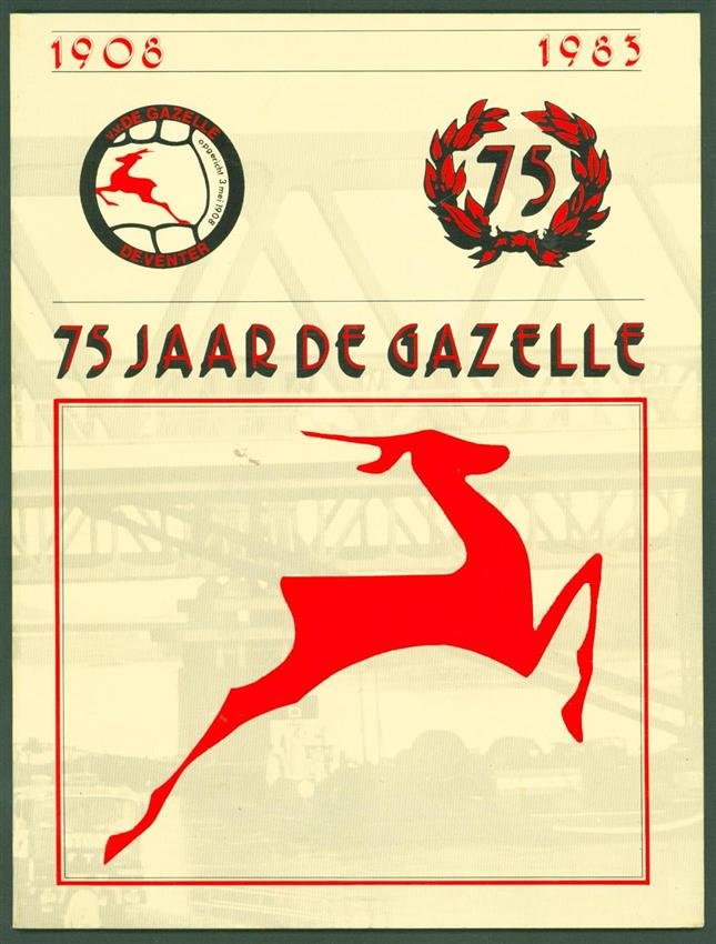 De Gazelle (Deventer). - Wel en wee van een Deventer Voetbal Vereniging : 75 jaar de Gazelle.