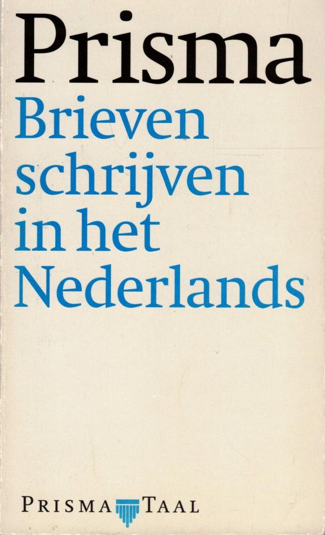 Timmers, drs. Corriejanne - Brieven schrijven in het Nederlands