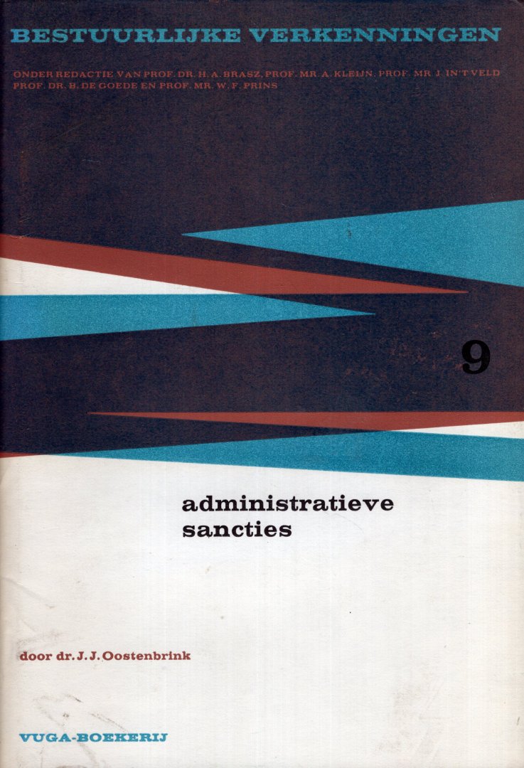Oostenbrink, J.J. - Administratieve sancties.