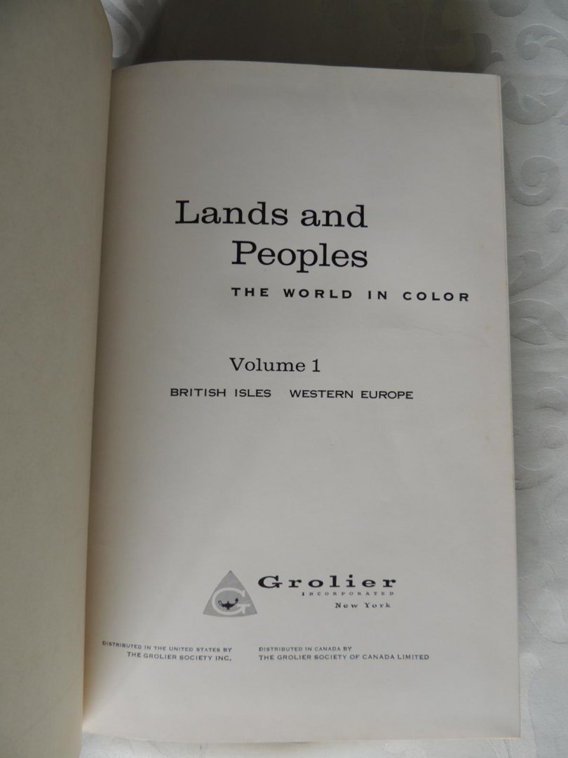  - Lands and Peoples the World in Color - 7 VOLUMES COMPLETE