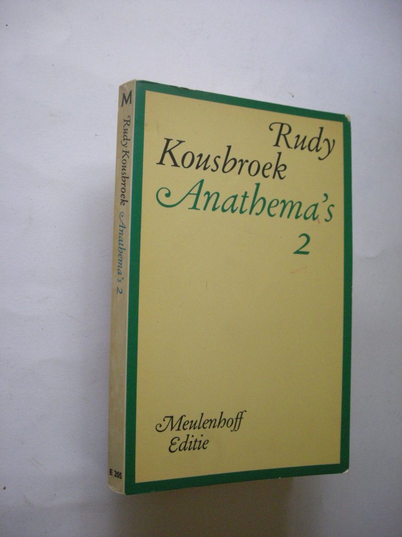 Kousbroek, R. - Anathema's  2