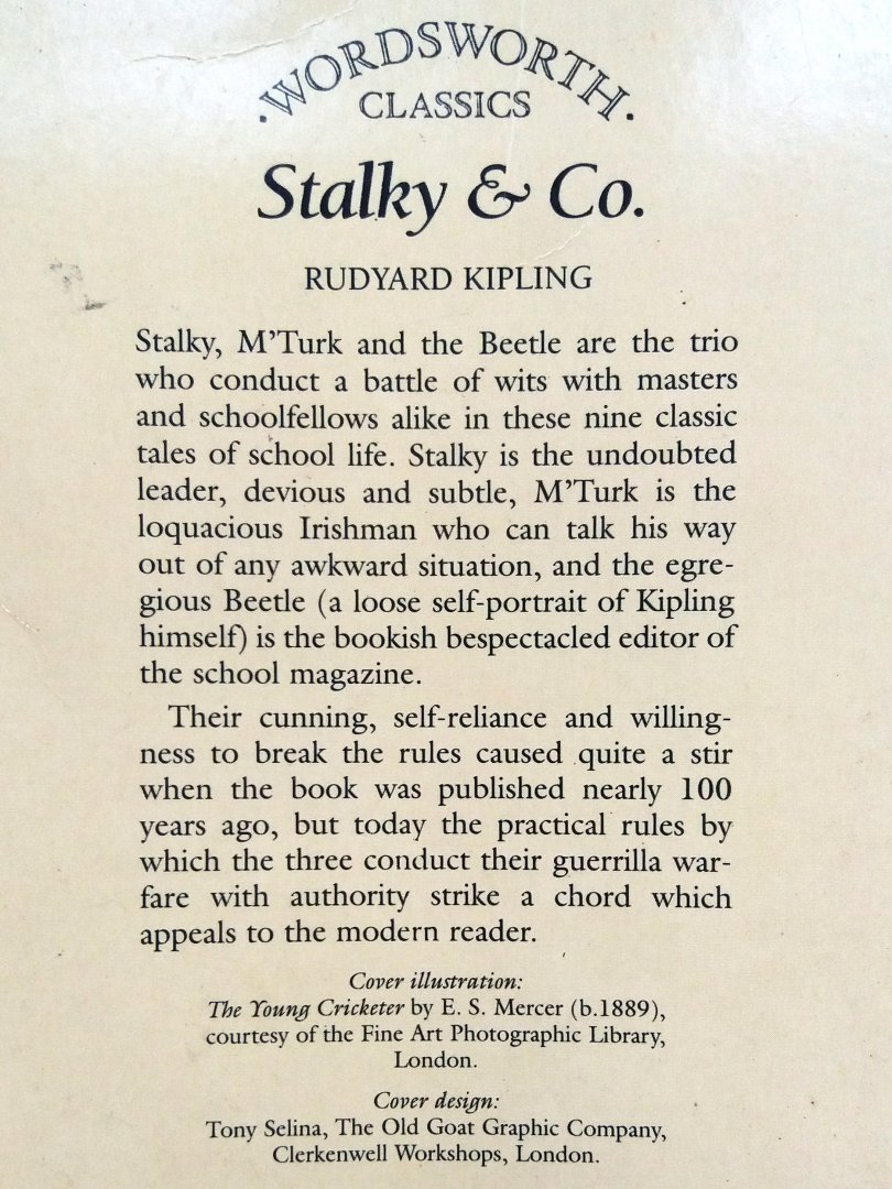 Kipling, Rudyard - Stalky & Co. (ENGELSTALIG)