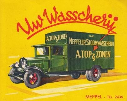 MEPPELER STOOMWASSCHERIJ A. TOP & ZONEN - Uw Wasscherij. (Top wascht stoomt verft reinigt alles).