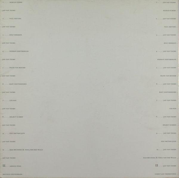 Toorn, Jan van. - Subjectief, open, veranderlijk, vormgeving.