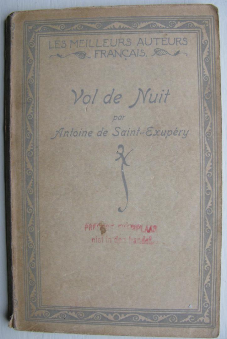 Saint-Exupéry, Antoine - Vol de Nuit