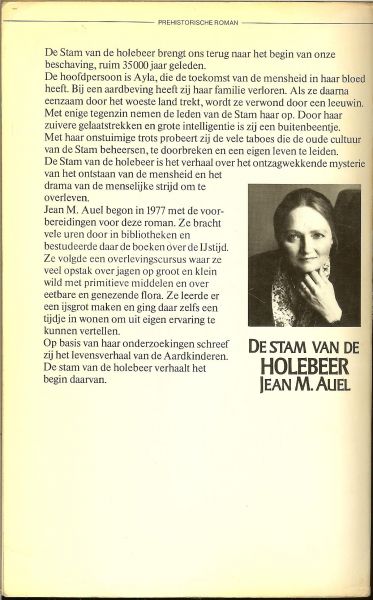 Auel, Jean M Vertaald door : Annelies Spat Hazenberg. - De Stam van de Holebeer  ..  deel 1 uit Aardkinderen