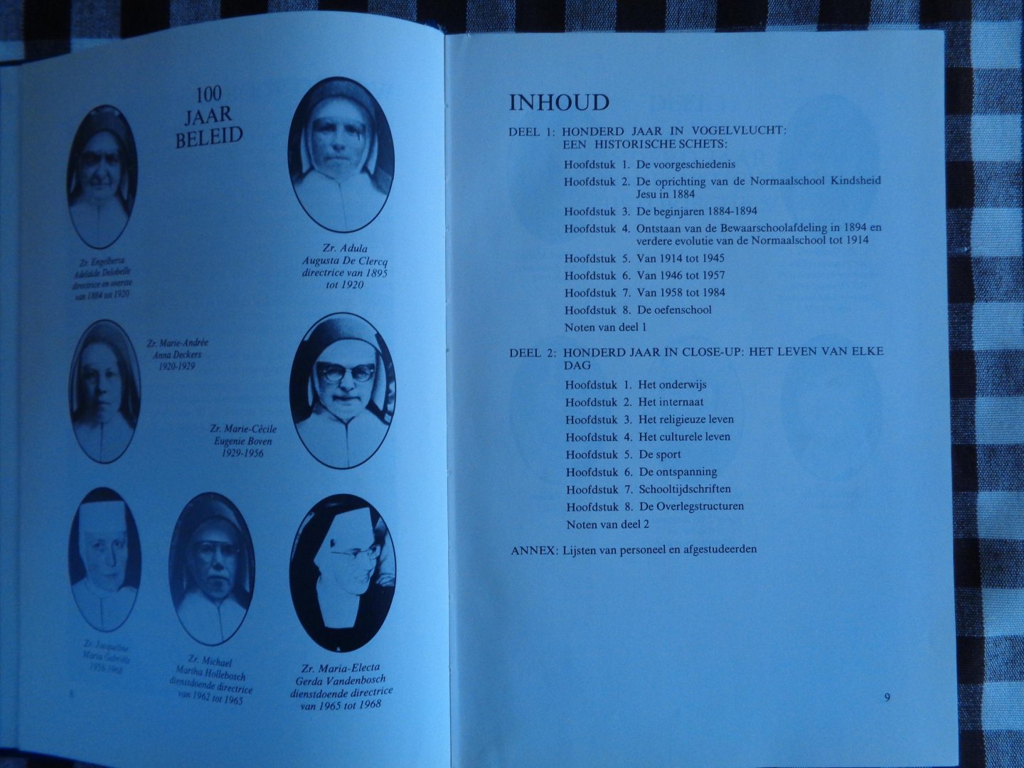 marina rerren-anita dewil-an hoefnagels-francois joosten - honderd jaar normaalschool kindsheid jesu  te hasselt