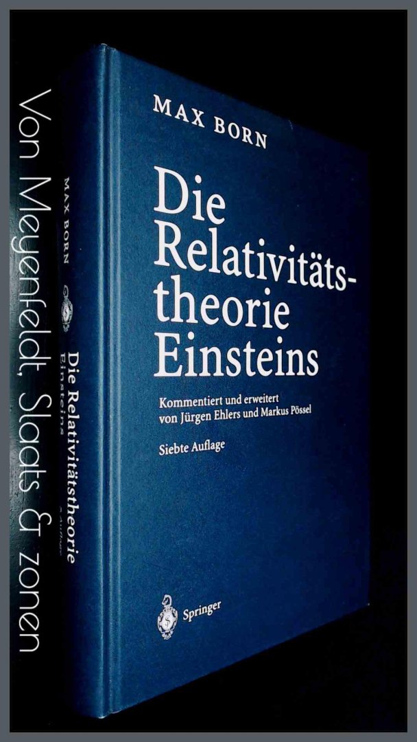 Born, Max - Die relativitatstheorie Einsteins