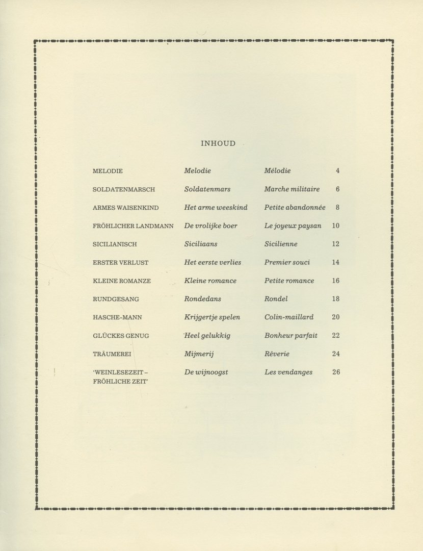 Mair, Henriëtte Willebeek Le - Schumann Album. Pianomuziek voor Kinderen