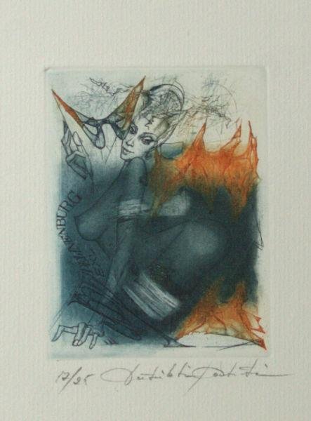 Antyukhin, Konstatin (Antioukhin). - Exlibris voor Peijnenburg.