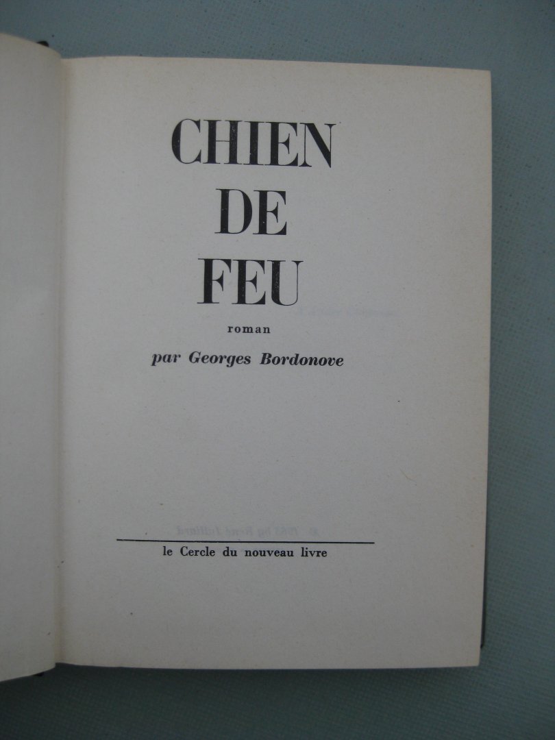 Bordonove, Georges - Chien de Feu.