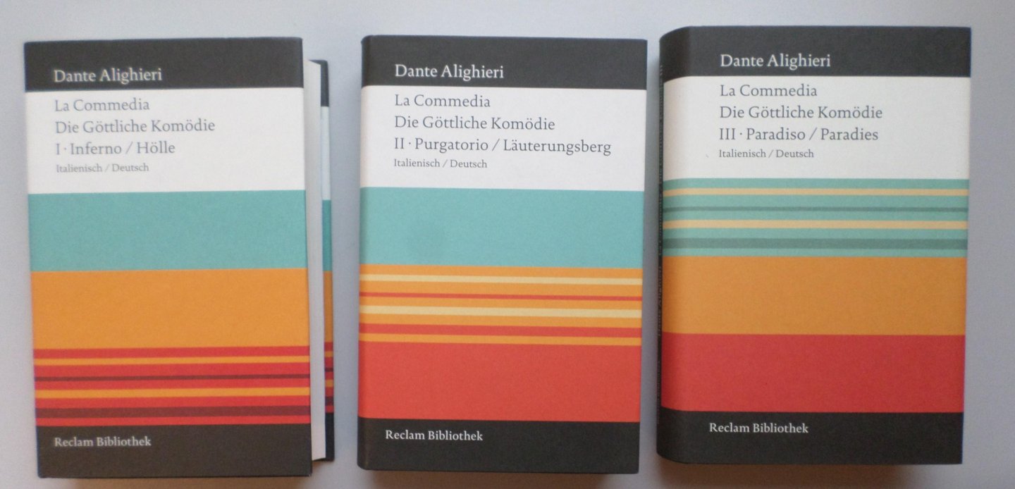 Alighieri, D. - La Commedia / Die Göttliche Komödie - Drei Bände. Italienisch/Deutsch