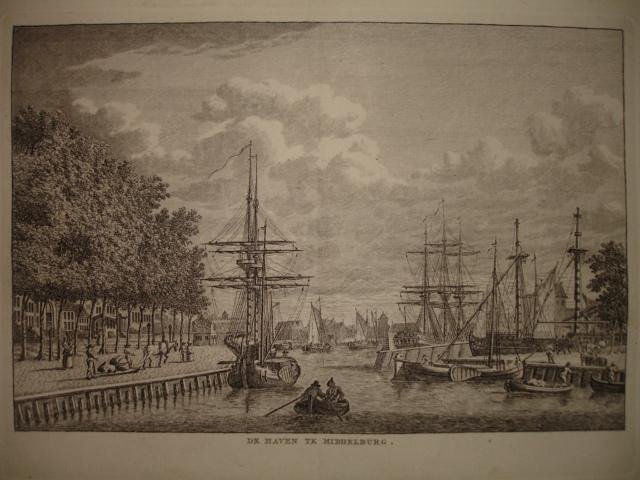 Middelburg. - De Haven te Middelburg.