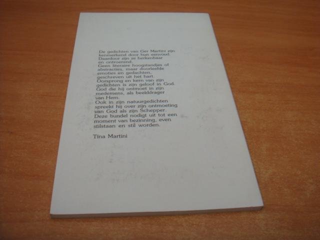 Martini, Ger - Het mais voorbij - gedichten