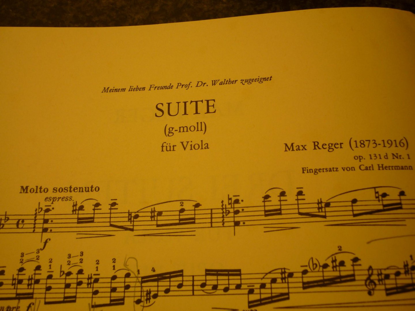 Reger; Max (1873–1916) - 3 Suiten op. 131d;voor Alt-viool